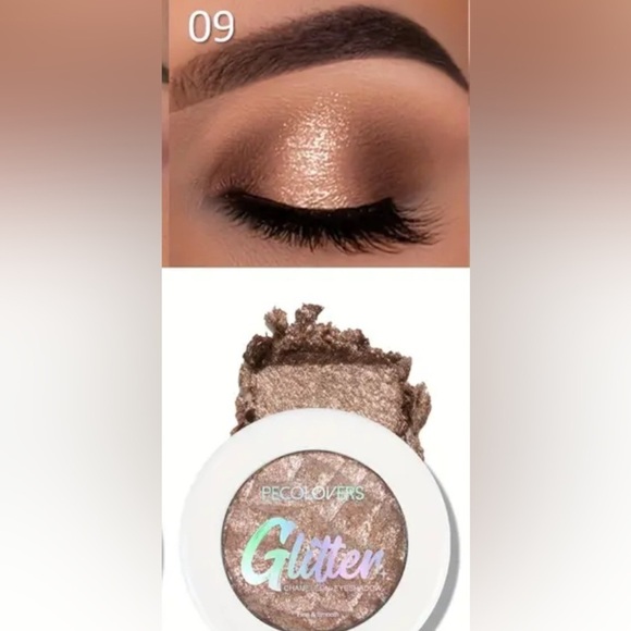 NEW Limitless Eyeshadow Glitter Eye Shadow Metallic Tan - Picture 2 of 7